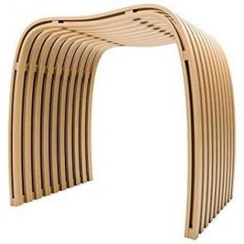 Siège de Douche en Bambou avec Pieds Antidérapants Schulte 46 x 40 x 30 cm