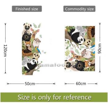 Kids' Room Animal Party Vinyl Stickers
