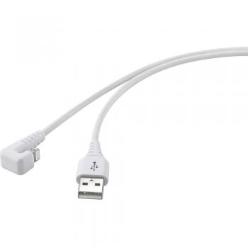 Renkforce USB-Kabel mit Apple Lightning Stecker 1.00 m Weiß