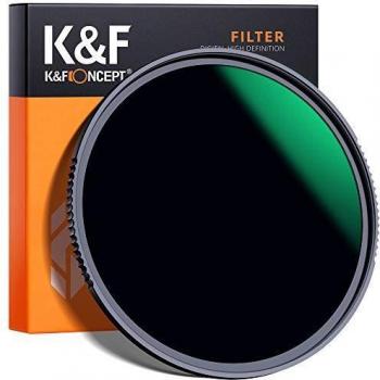 Filtre Multi‑couche ND1000 62 mm K&F Concept, Ultra‑mince