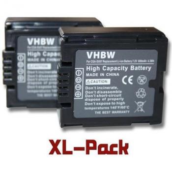 Li-Ion Akku 600 mAh für Panasonic NV-GS50