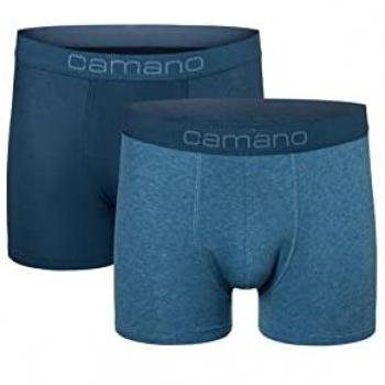 Camano Herren Boxershorts, (2er Pack), mit elastischem Bund