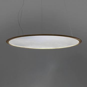 Lampada sospesa Artemide Discovery bronzo con app