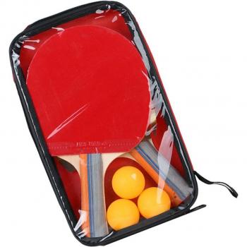 Portable Table Tennis Bat Set with 3 Balls