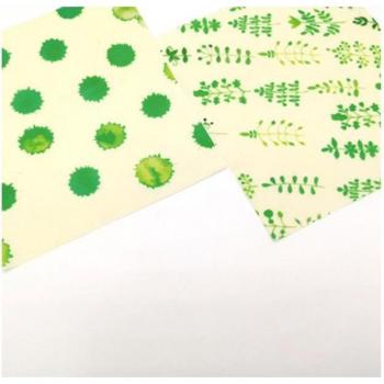 Pack de 3 envolturas de cera de abeja para sándwiches