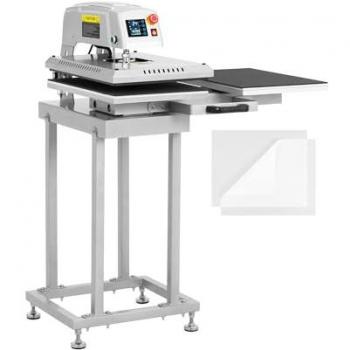 Máquina de Pressão Pneumática Dupla 40×60cm com Base para Transferência Térmica
