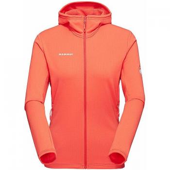 Mammut Women's Aconcagua Light Midlayer Hooded Jacket Fleecejacka Dam Storlek S Färg röd