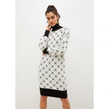 Abito di Lusso LIU-JO Manica Logata Lurex