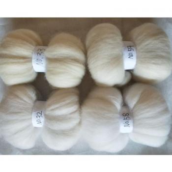 4 Color Merino Wool Roving Needle Felting Kit (20g Each)