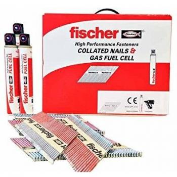 Fischer Galvanised nails with smooth shank FF NFP 51x2.8mm Smooth Galv + 2 fuel cells
