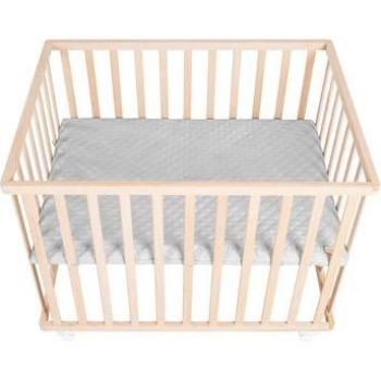 Set Parco Bambino 75x100 cm Natura Grigia