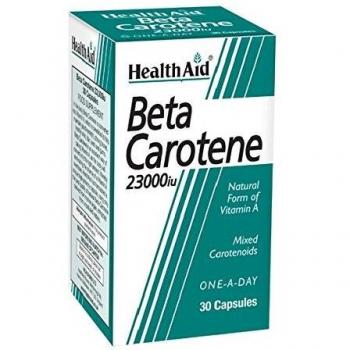 Health Aid Betacaroteno Natural 23000 Ui 30 Caps