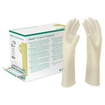 B.Braun OP Latexhandschuhe Gr. 6,5 gepudert 2X50 St