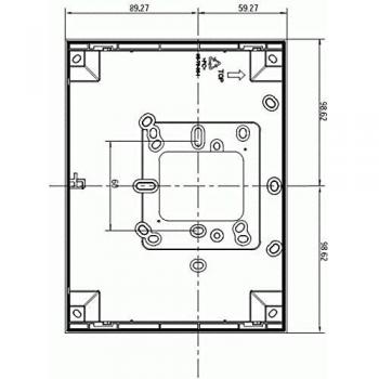Scatola di Sicurezza 7 Busch-Jaeger 42381S-W-03