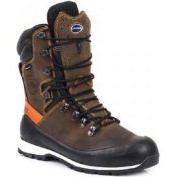 Elite Forestry Chainsaw Boot Brown Size 10