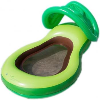 Piscine d’été 120x80 cm – Anneau de natation lit flottant en paillettes