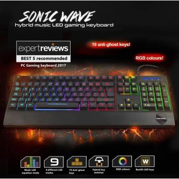 Full UK Layout Gaming Keyboard – SumVision Sonic Wave RGB