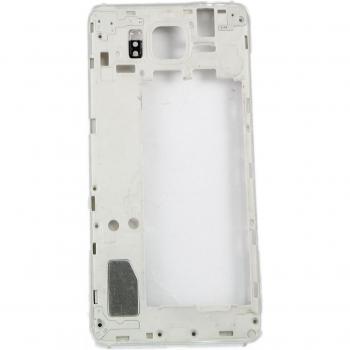 Carcasa Media Samsung Galaxy Alpha SM-G850X Original en Plata