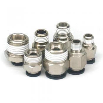 Kit de raccords pneumatiques mâles, 5 tailles différentes