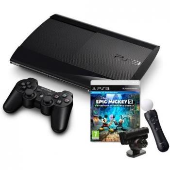 Console PS3 12 GB – Set Epic Mickey II + Sensore di Movimento