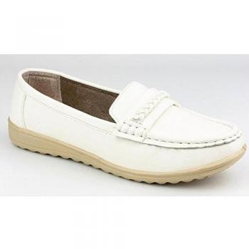 Calzado casual Amblers THAMES Mujer Slip On Classic Blanco 6 UK