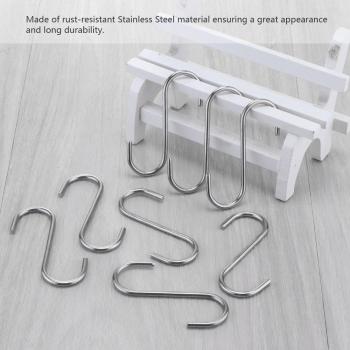 10pcs S Shaped Hanger Hooks for Railing Clasp Holders