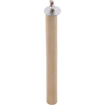 Almohada de madera para pájaros + percha