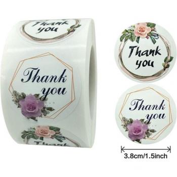 Floral Flair 38mm Gift & Bake Design Stickers