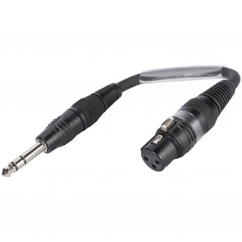 SOMMER CABLE Adapterkabel XLR(F) Klinke stereo 0,15m