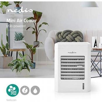 Nedis COOL3WT Turbo-Wasser-Turmventilator – weiß