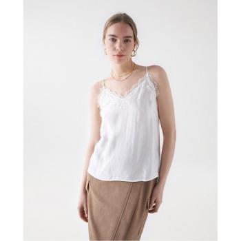Top de Satén con Encaje para Mujer Salsa Jeans