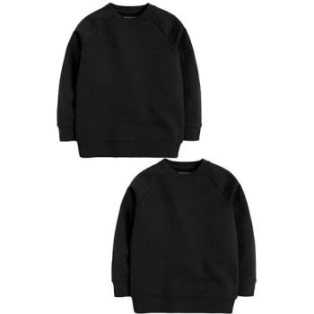 Black Crew‑Neck Schulpullover Next – Kinder & Jugendliche