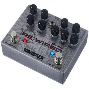 Wampler ReWired Brent Mason Signature Overdrive/Distortion Gold