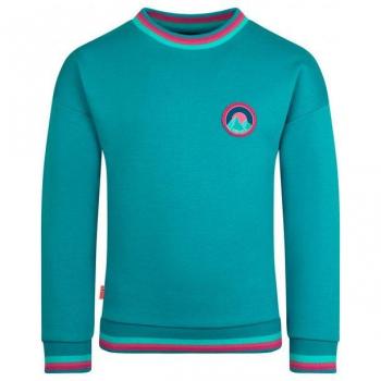 Trollkids Mädchen Sweatshirt Senja in Türkis