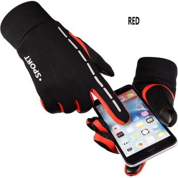 Gants de VTT avec écran tactile, longs doigts, pour l'hiver