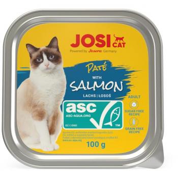 JosiCat Katzenpaté mit Lachs 32x100g