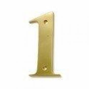 #1 Brass House Marker – 6 Size