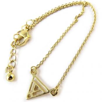 Les Trésors De Lily – Goldenes Armband im Dreiecksdesign
