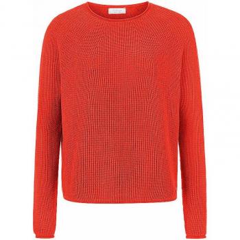 RICHROYAL Pullover in Hellrot, Größe XL