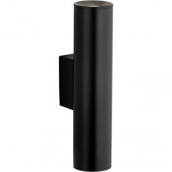 Argon Applique murale Cerro, anthracite, acier, Ø 6 cm, haut/bas