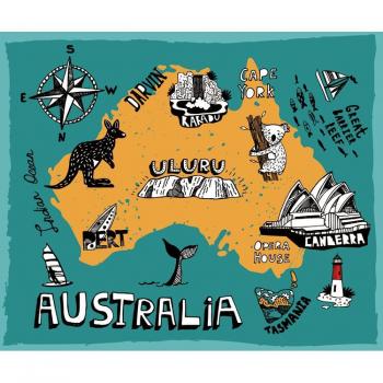 Illustration Carte Murale Étanche