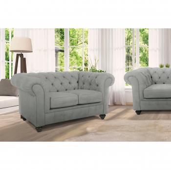 Chesterfield-Sofa »Duc« 2-Sitzer, stilvolle Knopfheftung