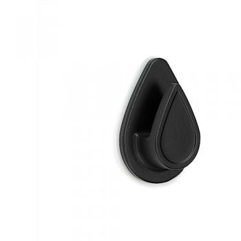 Colgador Negro Mate Gota INOFIX 2193‑3 – Alta Durabilidad Acuática