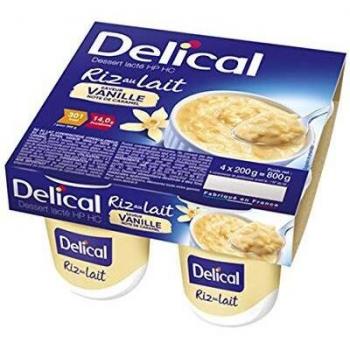 Delical Riz Au Lait Vanille 200gx4
