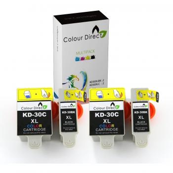 Set de Tinta 30XL Kodak – Compatible con Series C100, C300 y ESP 2150/2170