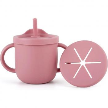 Portable Silicone Snack Cup for Toddlers