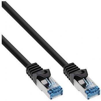 InLine cable de red S/FTP Cat6a 3m negro