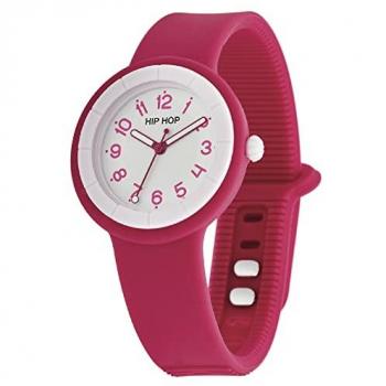 Orologio Hip Hop Donna Hero.Dot HWU1104 con Cinturino in Silicone Burgundy