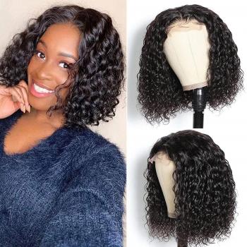 Perruque Bob 10 pouces pré-arrangée pour femmes noires