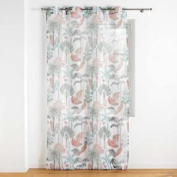 Panneau à œillets Voile Sable Imprimé Multicolore 140 x 240 cm Douceur d'Intérieur TERRA NOVA